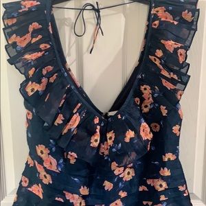 La Maison Talulah, Chain of fire mini dress. NWT